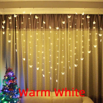 2M *1.5M 220V LED Christmas Butterfly Garland Light String Fairy Love Shape Curtain Lights For Holiday Wedding New Year's Decor
2M *1.5M 220V LED Christmas Butterfly Garland Light String Fairy Love Shape Curtain Lights For Holiday Wedding New Year's Decor