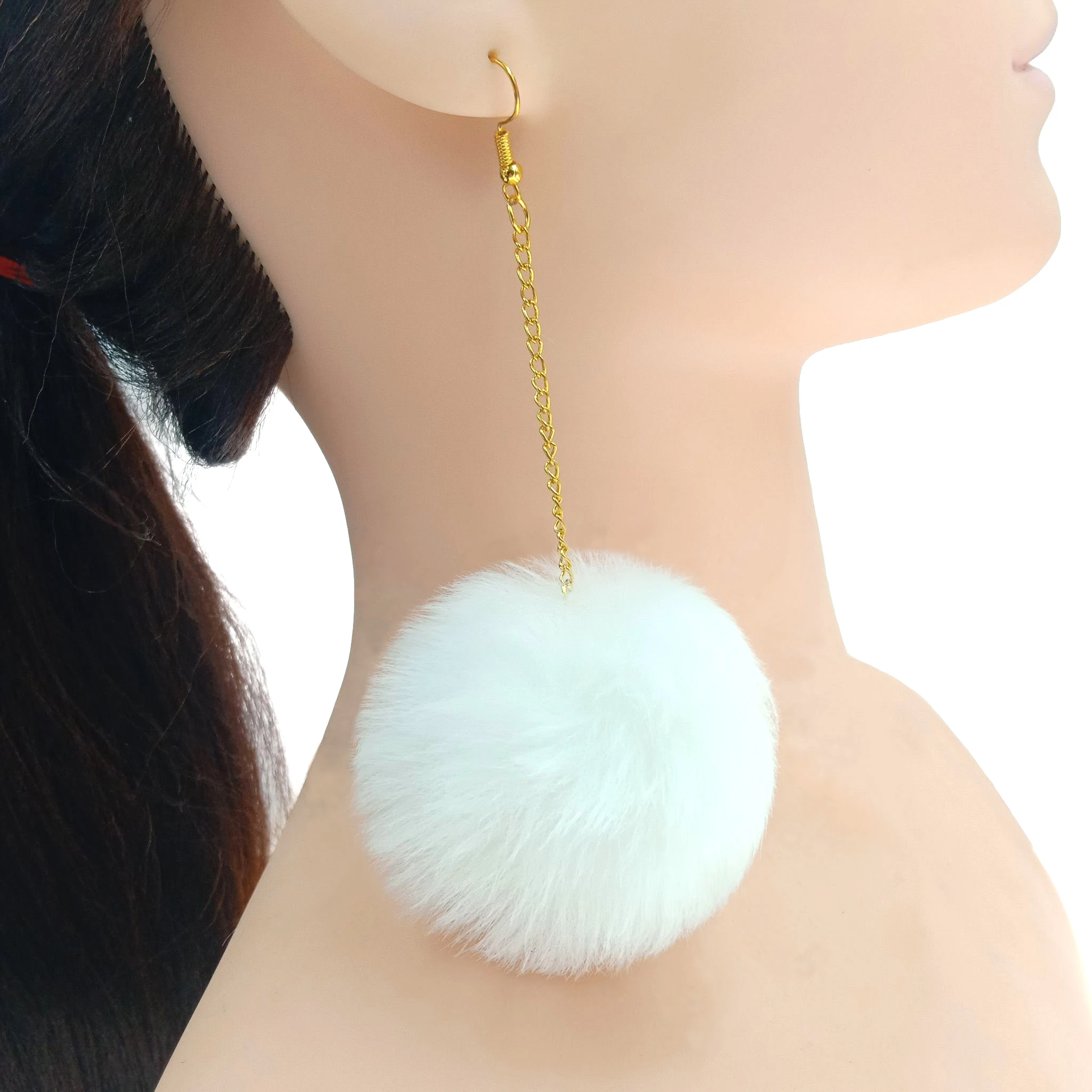 30 Color New Fake Fur Ball Dangle Earrings Golden Long Drop Earrings For Women Costume Christmas Party Festivel Gifts
30 Color New Fake Fur Ball Dangle Earrings Golden Long Drop Earrings For Women Costume Christmas Party Festivel Gifts