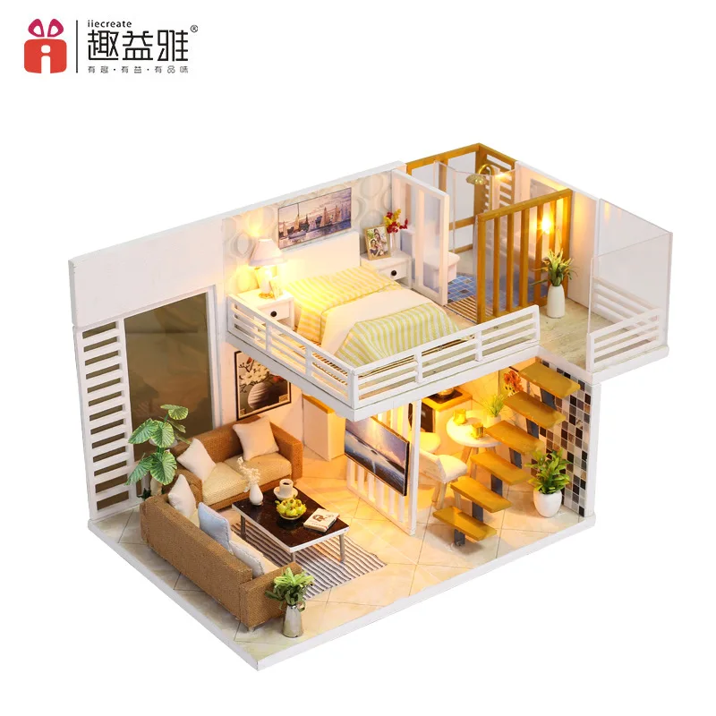 Interest Yi Ya DIY Hut Hand-made Simple but Elegant House Model Villa Creative Educational Toy Women's
Interest Yi Ya DIY Hut Hand-made Simple but Elegant House Model Villa Creative Educational Toy Women's