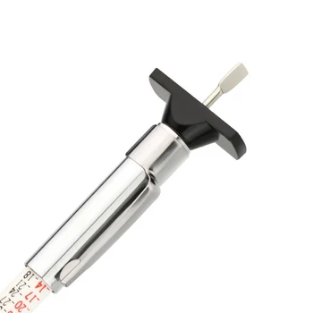 Car Aluminum Tube Tire Texture Ruler Tread Depth Gauge Metric Standard Measures Tester Auto Tire Repair Tools Inventory Clearanc
Car Aluminum Tube Tire Texture Ruler Tread Depth Gauge Metric Standard Measures Tester Auto Tire Repair Tools Inventory Clearanc