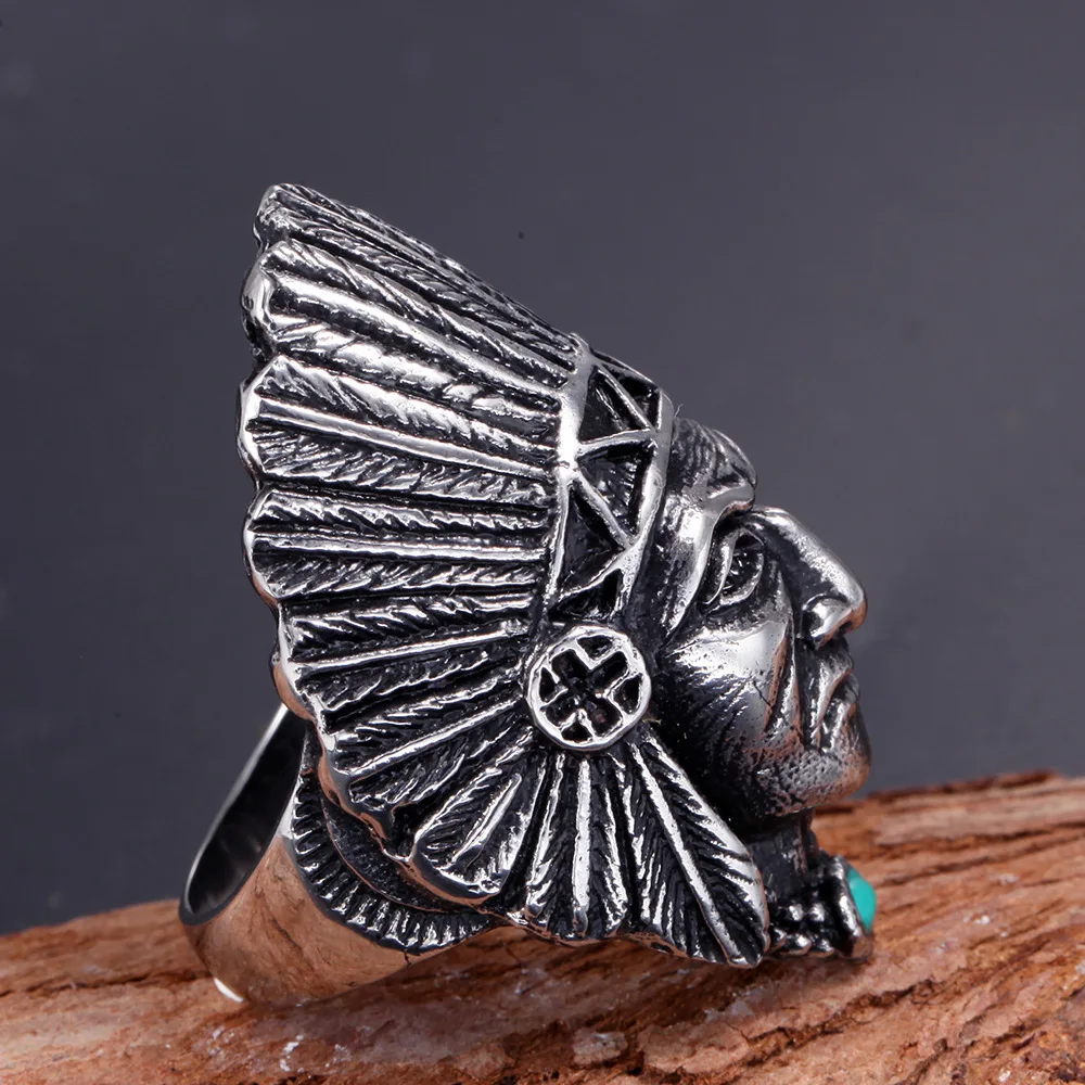 Кольцо мужское из нержавеющей стали серебристого цвета в стиле ретро
Кольцо мужское из нержавеющей стали серебристого цвета в стиле ретро