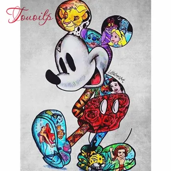 2019 diy Diamond Painting Cross Stitch icons Home Decoration full square round Diamond Embroidery mosaic Mickey pattern
2019 diy Diamond Painting Cross Stitch icons Home Decoration full square round Diamond Embroidery mosaic Mickey pattern
