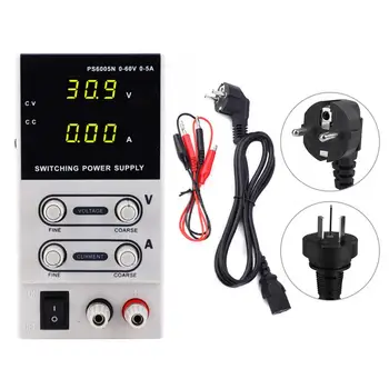 PS6005N DC Power Supply Adjustable 60V / 5A Digital Constant Current Power Supply for DC Voltage Regulation
PS6005N DC Power Supply Adjustable 60V / 5A Digital Constant Current Power Supply for DC Voltage Regulation