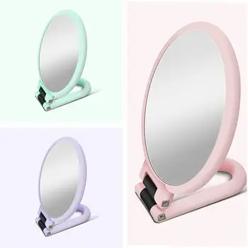Handheld Folding Makeup Mirror Rotatable Double-side Round 5/10X Magnifying Desktop Cosmetic Make Up Mirror Adjustable Pedestal
Handheld Folding Makeup Mirror Rotatable Double-side Round 5/10X Magnifying Desktop Cosmetic Make Up Mirror Adjustable Pedestal