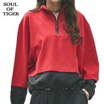 SOUL OF TIGER 2020 Spring Fashion Ladies Luxury Patchwork Hoodies Womens Casual Cotton Sweatshirts Vintage Streetwear Plus Size
SOUL OF TIGER 2020 Spring Fashion Ladies Luxury Patchwork Hoodies Womens Casual Cotton Sweatshirts Vintage Streetwear Plus Size