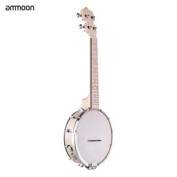 ammoon Concert 23 Inch Open-back Banjo Uke 4 String Banjolele Maple Body Okoume Neck with Tuning Wrench Bridge Positioning Ruler
ammoon Concert 23 Inch Open-back Banjo Uke 4 String Banjolele Maple Body Okoume Neck with Tuning Wrench Bridge Positioning Ruler