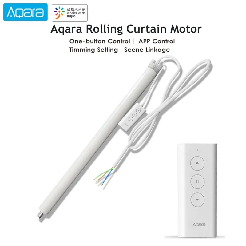 Aqara Rolling Shutter Motor Smart Curtain Motor Intelligent Timing Setting ZiGBee Mi Home Smartphone APP Remote Control
Aqara Rolling Shutter Motor Smart Curtain Motor Intelligent Timing Setting ZiGBee Mi Home Smartphone APP Remote Control