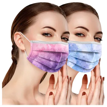 100PCS Unisex Daily Care masque de protection Adults Multicolor Tie-Dye Prints Face Mask maschere Breathable 3 -Layer Soft Mask
100PCS Unisex Daily Care masque de protection Adults Multicolor Tie-Dye Prints Face Mask maschere Breathable 3 -Layer Soft Mask