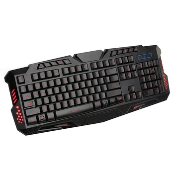 English Gaming Keyboard 104 keys USB Wired Backlight Gaming Keyboard LED Light Computer Laptop Keyboard
English Gaming Keyboard 104 keys USB Wired Backlight Gaming Keyboard LED Light Computer Laptop Keyboard