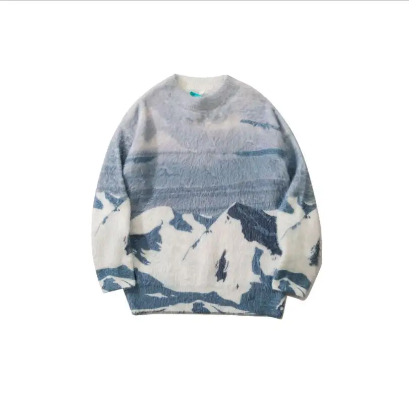 Snow Mountain Knitted Jumper Sweaters Streetwear Mens Hip Hop Harajuku Mink Pullover Knitwear Tops Knit Warm Sweater Male w2320
Snow Mountain Knitted Jumper Sweaters Streetwear Mens Hip Hop Harajuku Mink Pullover Knitwear Tops Knit Warm Sweater Male w2320