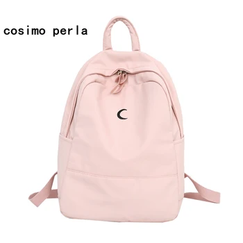 Moon Embroidery Backpack Women Leisure Back Pack Korea Lady Knapsack Preppy Travel Bag Girls Nylon Bagpack Pink mochila feminina 
Moon Embroidery Backpack Women Leisure Back Pack Korea Lady Knapsack Preppy Travel Bag Girls Nylon Bagpack Pink mochila feminina