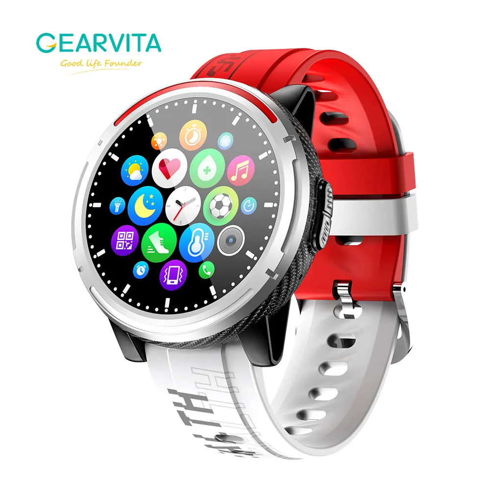 GEARVITA S26 Smart Watch Bluetooth Call/Music Heart Rate Blood Pressure/Oxygen Waterproof Remote Camera L13 L16 Smartwatch
GEARVITA S26 Smart Watch Bluetooth Call/Music Heart Rate Blood Pressure/Oxygen Waterproof Remote Camera L13 L16 Smartwatch