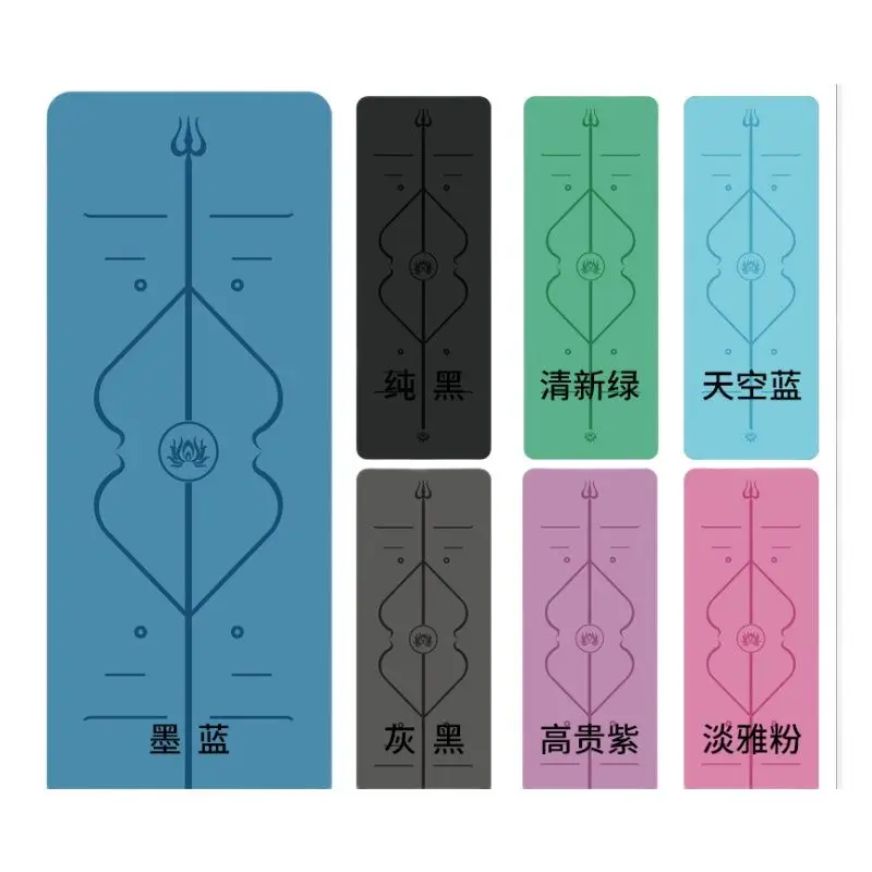 Yoga matHigh quality 183cm broadened PU natural rubber sweat absorption non-slip body position line fitness mat for yoga studio
Yoga matHigh quality 183cm broadened PU natural rubber sweat absorption non-slip body position line fitness mat for yoga studio