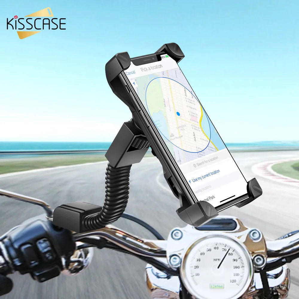 KISSCASE Universal Motorcycle GPS Phone Holder Bike Holder Adjustable Motor Phone Stand Mount Bracket Bicycle Holder For iPhone
KISSCASE Universal Motorcycle GPS Phone Holder Bike Holder Adjustable Motor Phone Stand Mount Bracket Bicycle Holder For iPhone