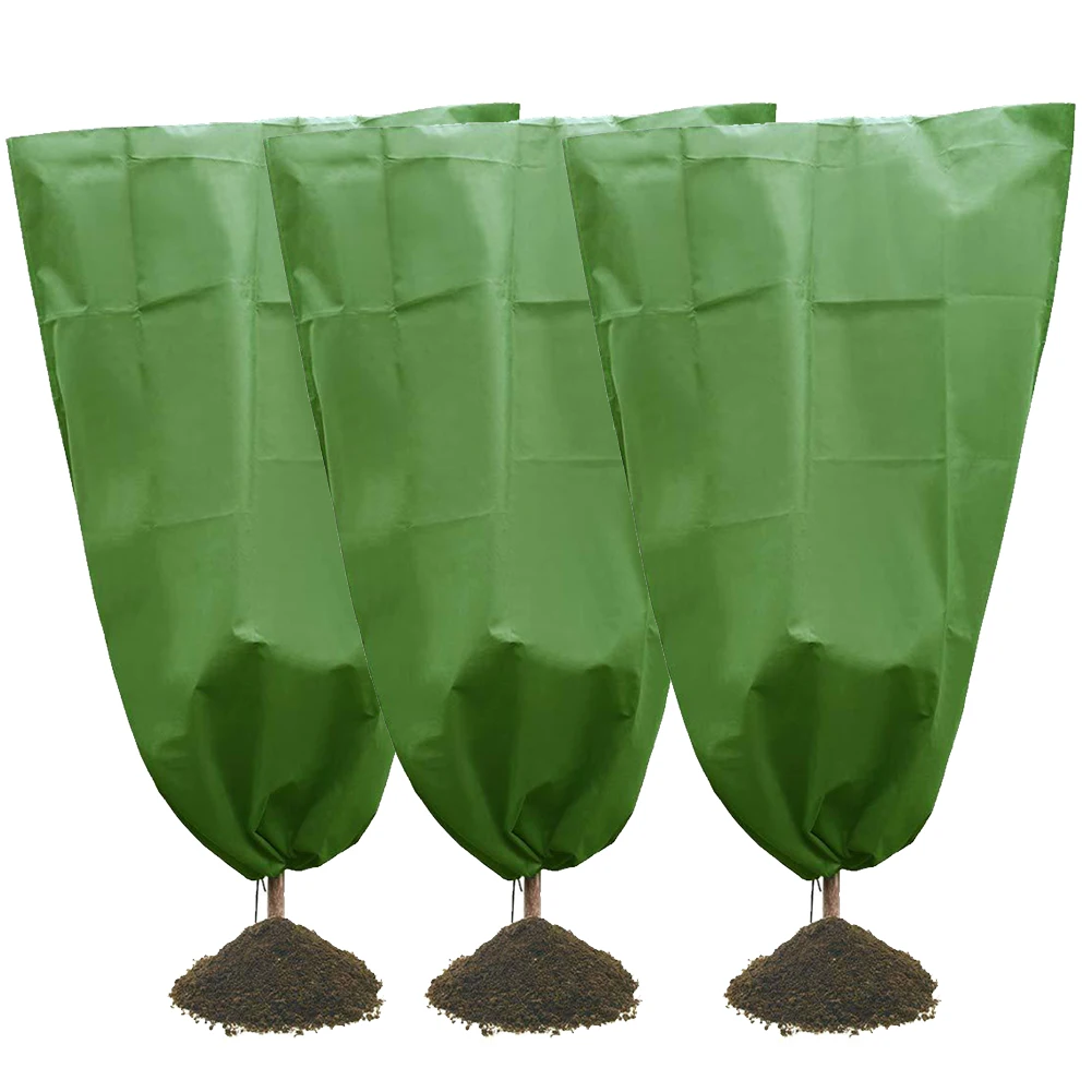 3pcs Breathable Non-woven Fabric Tree Warm Home Shrub Cold Weather Drawstring Plant Cover Protective Bag Garden Winter Sapling
3pcs Breathable Non-woven Fabric Tree Warm Home Shrub Cold Weather Drawstring Plant Cover Protective Bag Garden Winter Sapling