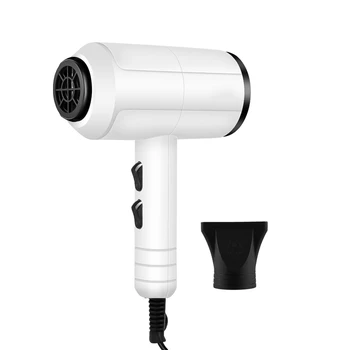 

1500W Mini Hair Dryer Professional Ionic Wind & Temp Adjustable Travel Blow Dryers Quick Drying Compact Lightweight Low Noise 45