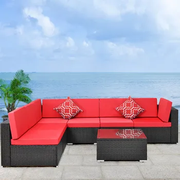 New Style Design Ratten Sofa , Patio Furniture Sets 7 Piece Conversation Set Living Room Outdoor Wicker Rotten Sectional Sofa
New Style Design Ratten Sofa , Patio Furniture Sets 7 Piece Conversation Set Living Room Outdoor Wicker Rotten Sectional Sofa