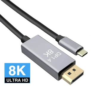 USB 3.1 Type C USB-C to DisplayPort 1.4 DP 8K 30hz UHD HDTV Cable 2m for Laptop 200cm cable
USB 3.1 Type C USB-C to DisplayPort 1.4 DP 8K 30hz UHD HDTV Cable 2m for Laptop 200cm cable
