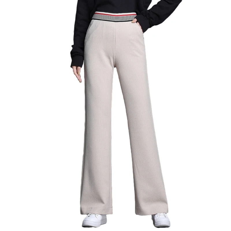 2020 new high waist pants black suit elastic pants women fashion sashes pockets office middle aged female Casual Wide Leg pants
2020 new high waist pants black suit elastic pants women fashion sashes pockets office middle aged female Casual Wide Leg pants