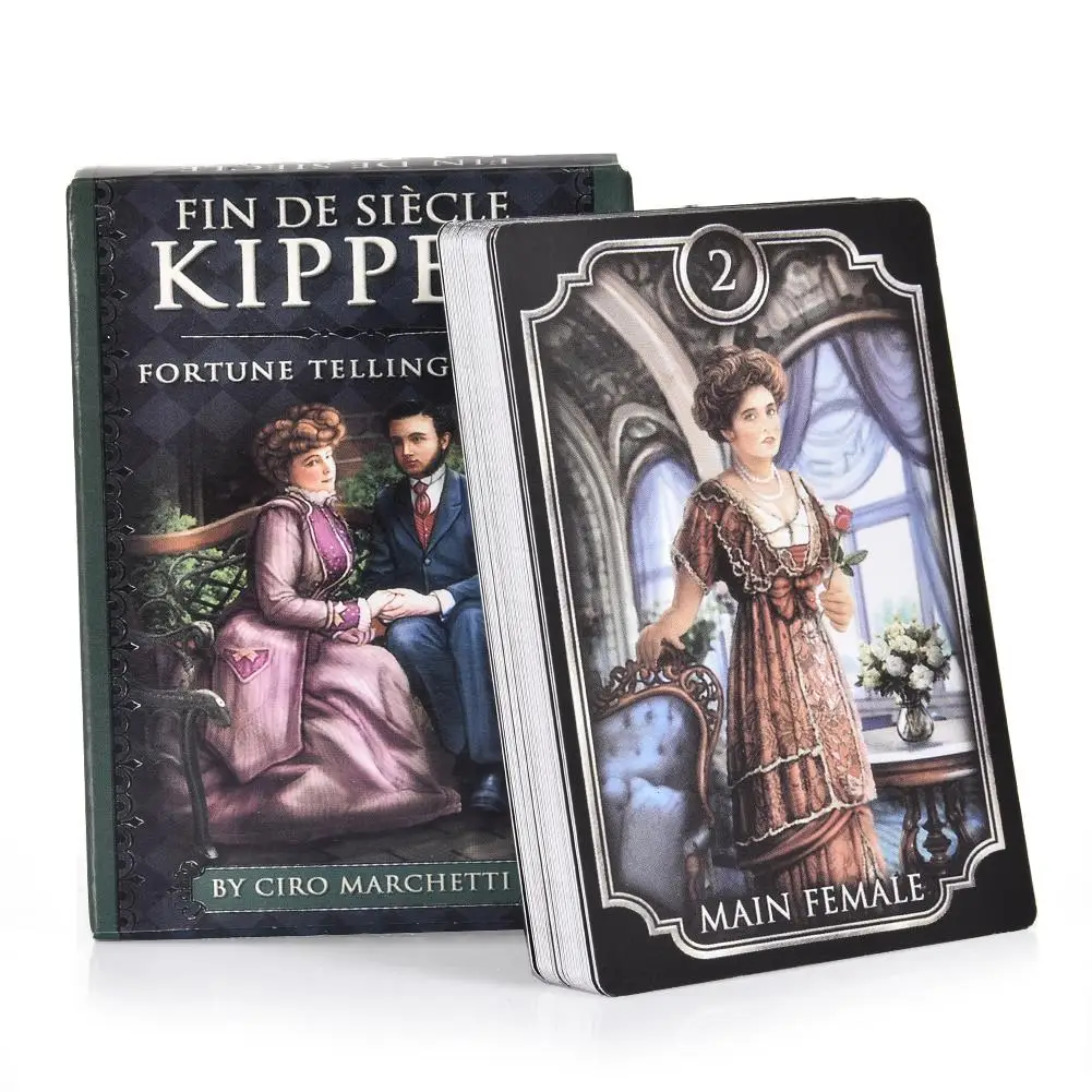 Creative Fin De Siecle Kipper Tarot Cards 39PCS/Set Full English Divination Game Card With PDF Guidebook Party Board Game Toys
Creative Fin De Siecle Kipper Tarot Cards 39PCS/Set Full English Divination Game Card With PDF Guidebook Party Board Game Toys