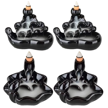 2 Pack Ceramic Backflow Incense Holders Waterfall Incense Burners Aromatherapy Ornament Home Decor
2 Pack Ceramic Backflow Incense Holders Waterfall Incense Burners Aromatherapy Ornament Home Decor