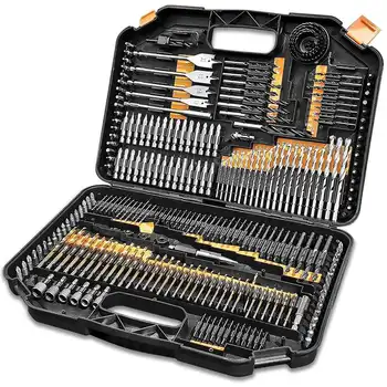246PCS HSS Drill Bit Set Screwdriver Bits Multifunctional Drill Bit Set In Robust Plastic Storage Case DIY Wood Metal Drill Bit
246PCS HSS Drill Bit Set Screwdriver Bits Multifunctional Drill Bit Set In Robust Plastic Storage Case DIY Wood Metal Drill Bit