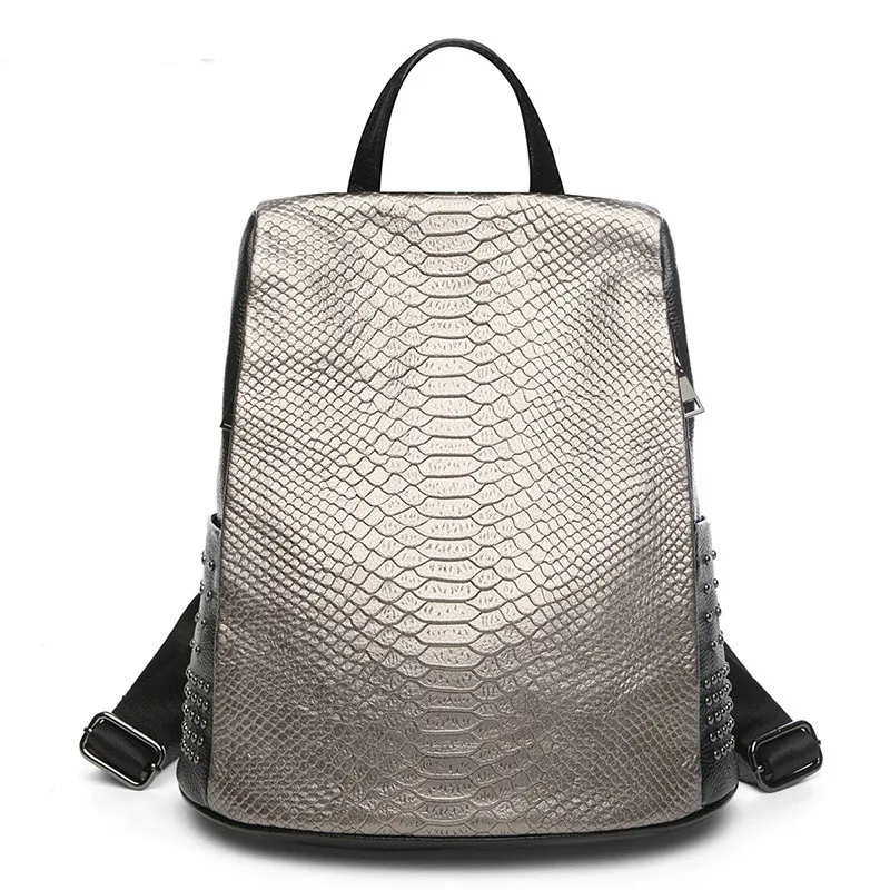 100% Original Genuine Leather Designer Crocodile Pattern Women Ladies Daily Backpacks Female Fashion Cowhide Bags Knapsack
100% Original Genuine Leather Designer Crocodile Pattern Women Ladies Daily Backpacks Female Fashion Cowhide Bags Knapsack