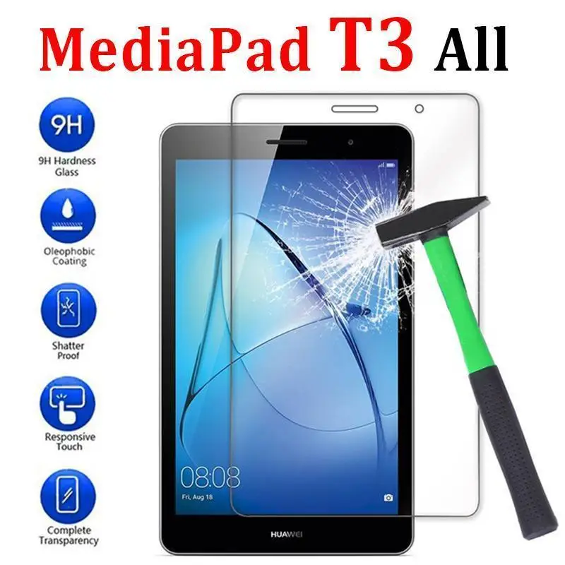 Tempered Tablet Glass On The For Huawei Mediapad T3 7 8 9.6 inch 3T screen protector Media Pad 4G Wifi version Protect Glas Film
Tempered Tablet Glass On The For Huawei Mediapad T3 7 8 9.6 inch 3T screen protector Media Pad 4G Wifi version Protect Glas Film