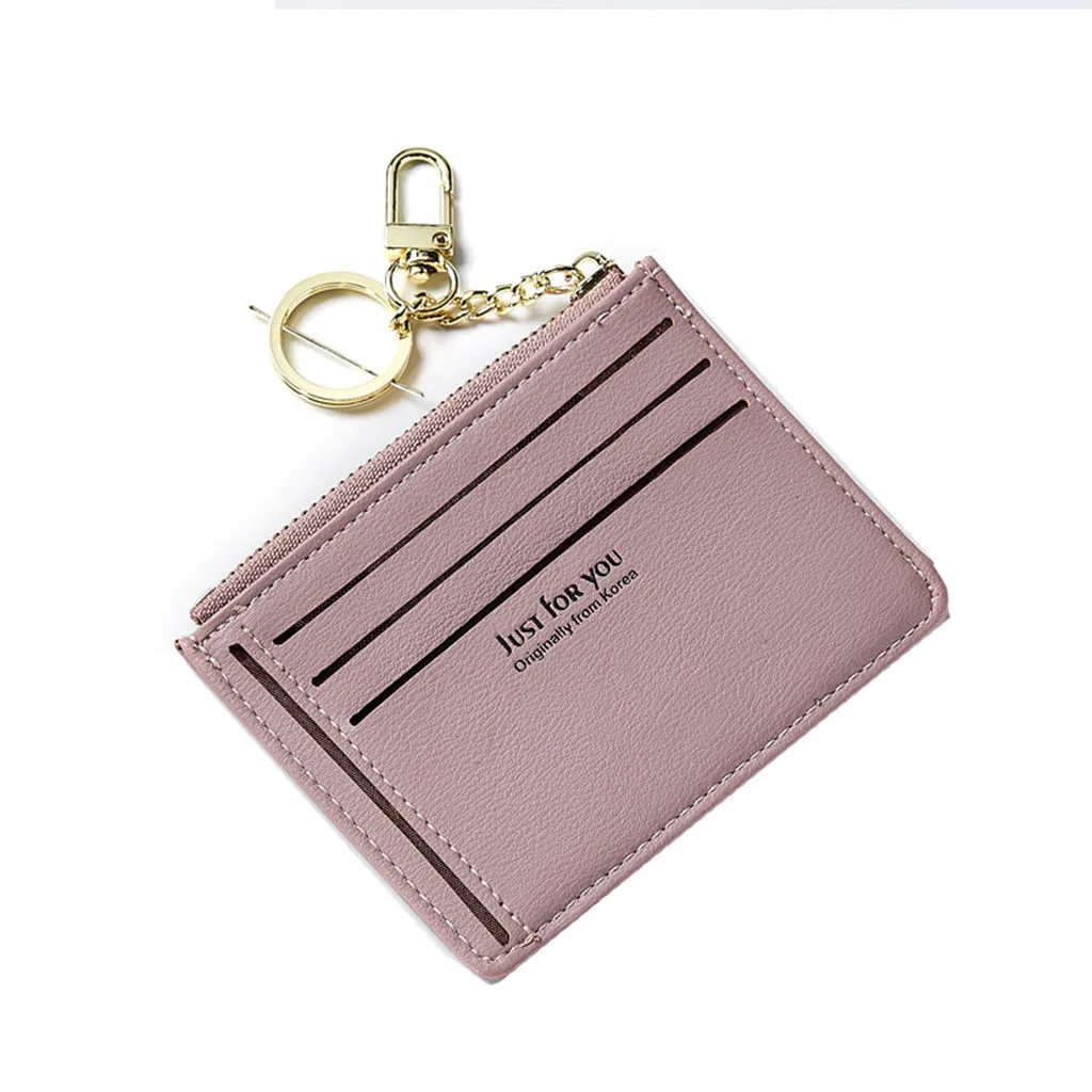 Фото New Ladies Short Simple Fashion Mini Coin Purse mini credit card wallet purse holders Men Wallet Thin Small # | Багаж и сумки