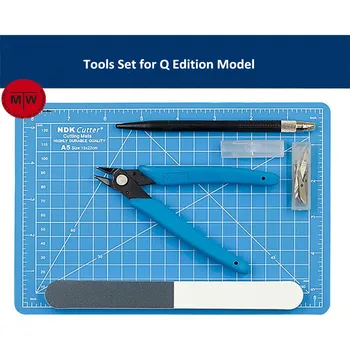 Model Building Tools Set for Q Edition Model Cutting Plier/Hobby Knife/Polishing Stick/Mat TMW00126
Model Building Tools Set for Q Edition Model Cutting Plier/Hobby Knife/Polishing Stick/Mat TMW00126
