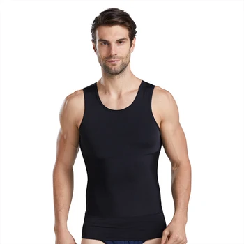 Men's Tank Double Layers Round Collar Men's Close-fitting Vest Fitness Elastic Casual Shapewear Corset Vest Shirt Belly Control
Men's Tank Double Layers Round Collar Men's Close-fitting Vest Fitness Elastic Casual Shapewear Corset Vest Shirt Belly Control