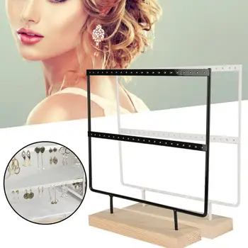 Portable 2-Layer Iron Wood Earrings Ear Studs Necklaces Jewelry Display Stand Storage Jewelry Holder Rack Shelf for Home Decor
Portable 2-Layer Iron Wood Earrings Ear Studs Necklaces Jewelry Display Stand Storage Jewelry Holder Rack Shelf for Home Decor