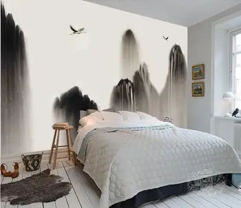 CJSIR Customized Large-scale Murals Environmental Protection New Chinese Style Ink Landscape Waterfall Fairy Crane Wallpaper
CJSIR Customized Large-scale Murals Environmental Protection New Chinese Style Ink Landscape Waterfall Fairy Crane Wallpaper