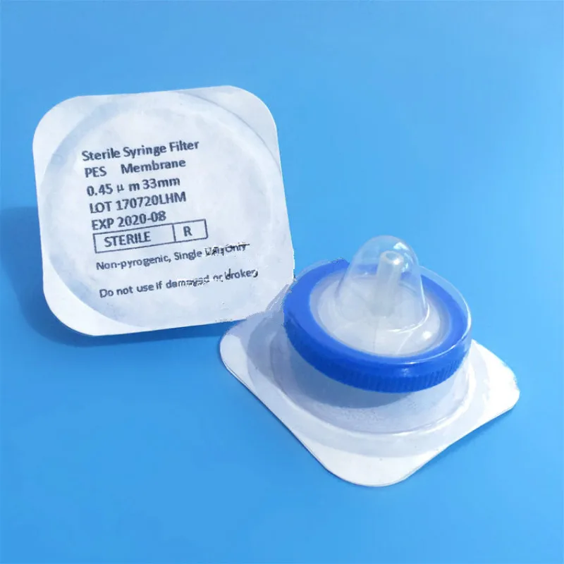50pcs/lot injector needle disposable membrane syringe PES filter Sterile filter 33mm/0.45um
50pcs/lot injector needle disposable membrane syringe PES filter Sterile filter 33mm/0.45um