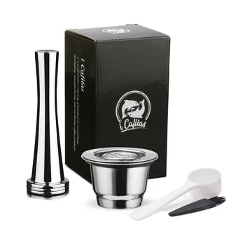 Stainless Steel Reusable Coffee Capsule Compatible with Nescafe Coffee Machine Refillable Dolci Filter Dripper Tamper
Stainless Steel Reusable Coffee Capsule Compatible with Nescafe Coffee Machine Refillable Dolci Filter Dripper Tamper