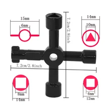 1PC Multi-function Electric Control Cabinet Inside Triangle Key Wrench Elevator Water Meter Valve Square Hole Key
1PC Multi-function Electric Control Cabinet Inside Triangle Key Wrench Elevator Water Meter Valve Square Hole Key