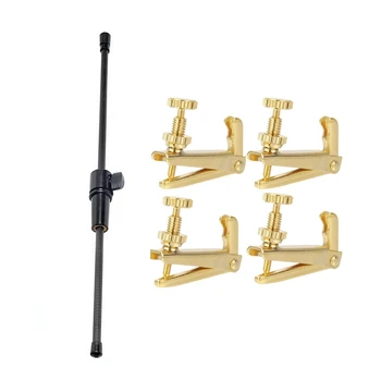 1x Strong Black Carbon Fiber Cello Endpin 3/4 & 4/4 & 4x Metal Cello String Adjusters Cello Fine Tuners for 3/4 4/4
1x Strong Black Carbon Fiber Cello Endpin 3/4 & 4/4 & 4x Metal Cello String Adjusters Cello Fine Tuners for 3/4 4/4