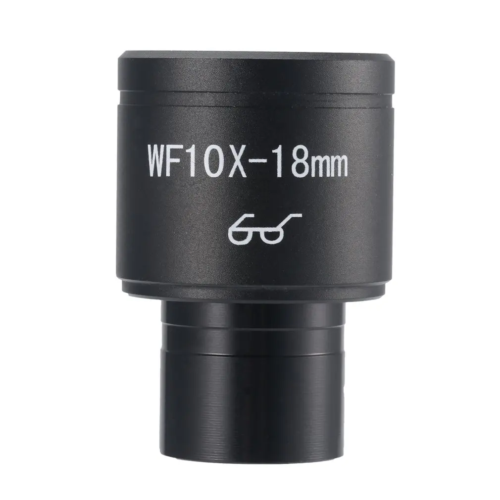 Wide Field WF10X Eyepiece Field View 18mm for Biological Microscope Optical Lens Ocular with Reticle Scale