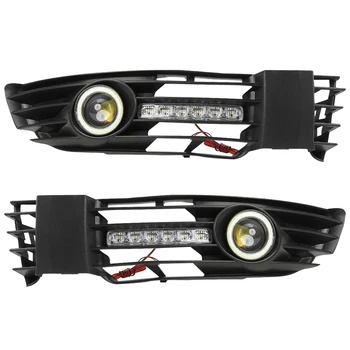 1 Pair Projector Front Fog Lights Installation and Disassemble Conveniently with Grilles for VW Passat B5.5 2001-2005 
1 Pair Projector Front Fog Lights Installation and Disassemble Conveniently with Grilles for VW Passat B5.5 2001-2005