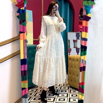 iMucci 2020 New Spring Fashion Split Joint Dot Printed Solid Color Loose Dress Full Sleeves Longuette Woman Tide TM1171
iMucci 2020 New Spring Fashion Split Joint Dot Printed Solid Color Loose Dress Full Sleeves Longuette Woman Tide TM1171