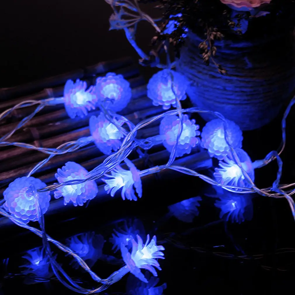 2.2m 20LEDs Fairy String Pine Cone Shape Decorative Lights Battery Operated Wedding Christmas Outdoor Patio Garland Decor
2.2m 20LEDs Fairy String Pine Cone Shape Decorative Lights Battery Operated Wedding Christmas Outdoor Patio Garland Decor