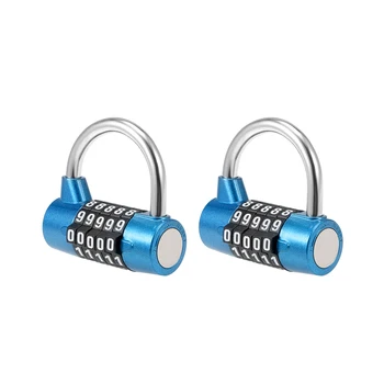 uxcell 5-Digit Combination Padlock 2-1/2-inch Resettable Lock for Gate Locker Blue 2Pcs
uxcell 5-Digit Combination Padlock 2-1/2-inch Resettable Lock for Gate Locker Blue 2Pcs