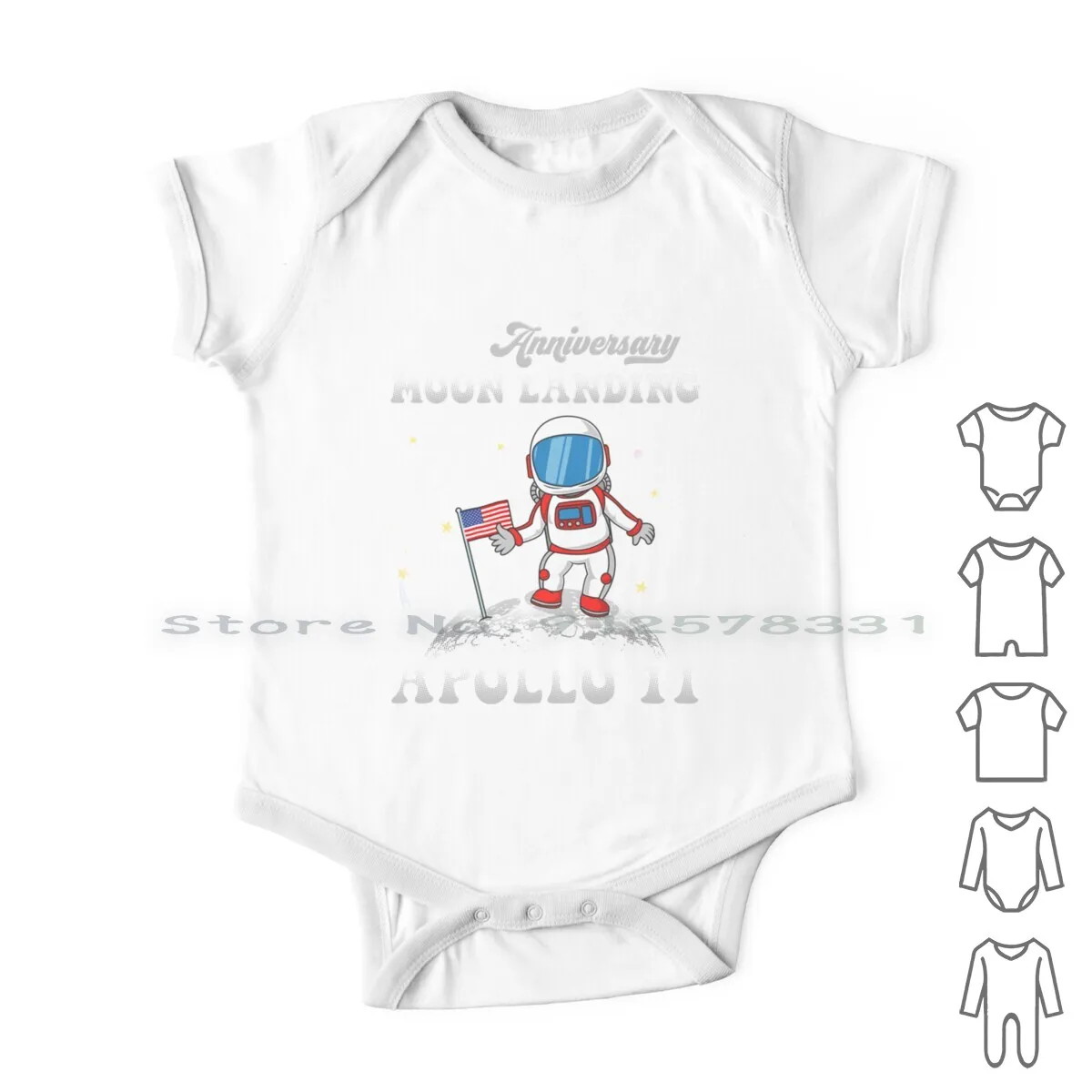 50th Anniversary Moon Landing Apollo 11 T-Shirt Cartoon Style Newborn Baby Clothes Rompers Cotton Jumpsuits Moon Landing Apollo
50th Anniversary Moon Landing Apollo 11 T-Shirt Cartoon Style Newborn Baby Clothes Rompers Cotton Jumpsuits Moon Landing Apollo