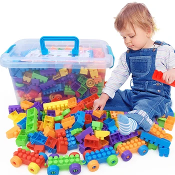 260pcs/182pcs/100pcs Building Blocks Sets DIY Creative Bricks Compatible Bricks Bulk Educational Kids Toy Block Educational Toy
260pcs/182pcs/100pcs Building Blocks Sets DIY Creative Bricks Compatible Bricks Bulk Educational Kids Toy Block Educational Toy