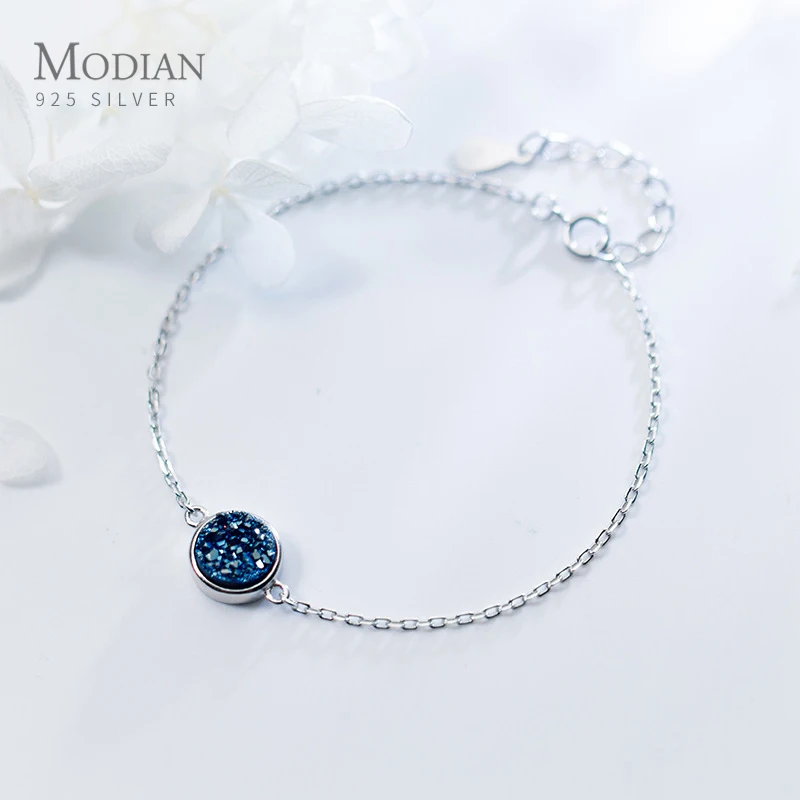 Modian Multicolor Blue Crystal Sparkling Round Chain Bracelet Fashion Charm 925 Sterling Silver Bracelets For Women Jewelry Gift
Modian Multicolor Blue Crystal Sparkling Round Chain Bracelet Fashion Charm 925 Sterling Silver Bracelets For Women Jewelry Gift