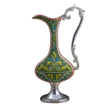 European Retro Colorful Flower Vase With Handle Creative Alloy Hydroponic Device Room Decor Ornament Home Decoration Accessories
European Retro Colorful Flower Vase With Handle Creative Alloy Hydroponic Device Room Decor Ornament Home Decoration Accessories