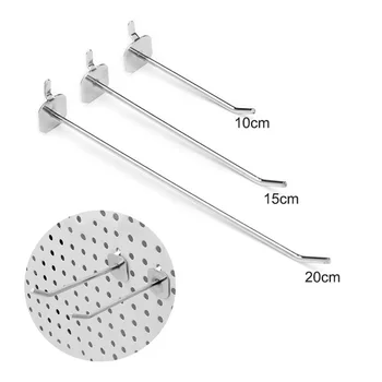 Pegboard Hooks Storage Panel Display Hanger For Market Shops Single Stem Hook Hanging Tool 10pcs
Pegboard Hooks Storage Panel Display Hanger For Market Shops Single Stem Hook Hanging Tool 10pcs