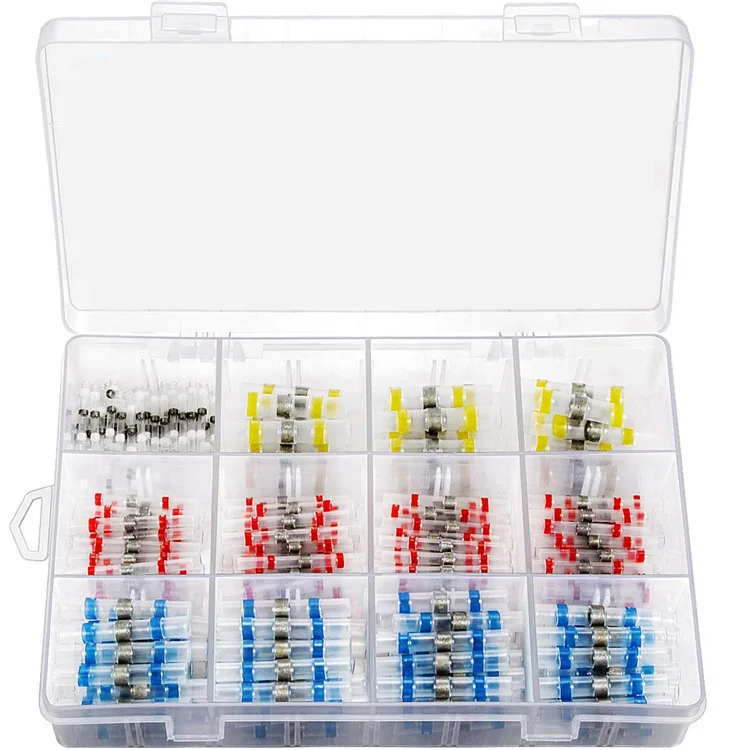 Cross border popular solder ring terminal 400pcs box mounted welding terminal waterproof insulation heat shrinkable terminal SST
Cross border popular solder ring terminal 400pcs box mounted welding terminal waterproof insulation heat shrinkable terminal SST