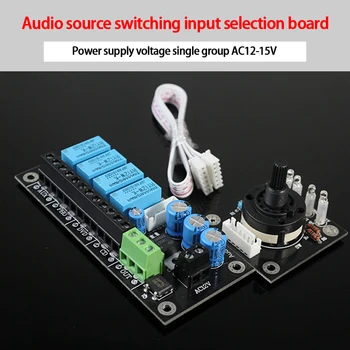 KYYSLB AC12-15V Terminal Wiring Relay Adjustment Type Selection Board Audio Signal Audio Source Switching Input Selection Board
KYYSLB AC12-15V Terminal Wiring Relay Adjustment Type Selection Board Audio Signal Audio Source Switching Input Selection Board