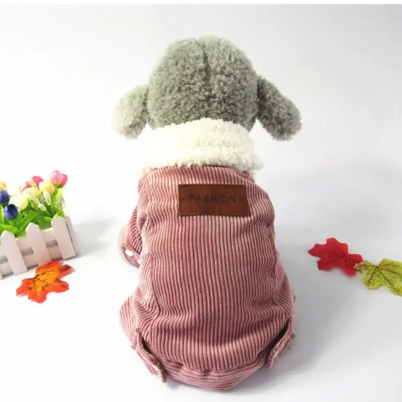 Pet Clothes Winter Fashion Warm Lambskin Jacket Thickening Corduroy Coat Dog Clothes 
Pet Clothes Winter Fashion Warm Lambskin Jacket Thickening Corduroy Coat Dog Clothes